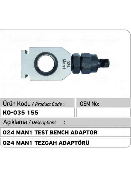 024 Man1 Test Bench Adaptor